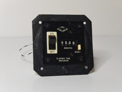 PHI CONTROLS Model 212 Elapsed Time Indicator (ETI) - AS REMOVED - 6955a8664f9d32265b809af2 Condition - PHI CONTROLS