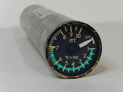 U.S. Gauge / Mitsubishi SEL-0C19BT (45AS86822-3) Turbine Temp. Ind. - AS REMOVED - 6955a8664f9d32265b809af2 Condition - U.S. Gauge / Mitsubishi