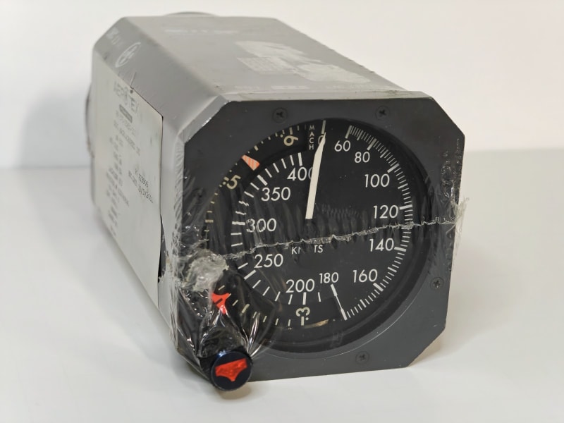 Intercontinental Dynamics Corp. 25850-310 Mach Airspeed Indicator - AS REMOVED by Intercontinental Dynamics Corp. - Used - As Removed Condition