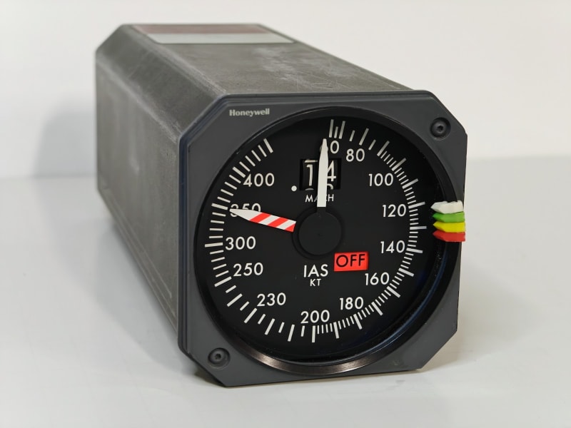 Honeywell SI-225 (4018366-902) Mach Airspeed Indicator (IAS) - AS REMOVED by Honeywell - Used - As Removed Condition