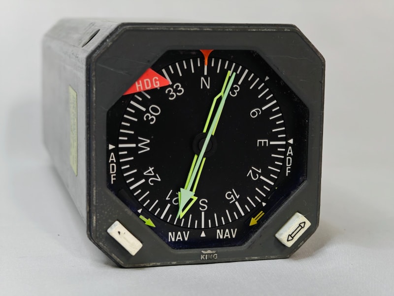 KING 066-3060-02 (KNI 582) Radio Magnetic Indicator (RMI) - AS REMOVED by KING - Used - As Removed Condition