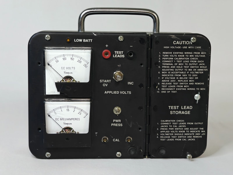 Simpson Volt/Ammeter - FOR PARTS AS REMOVED by Simpson - For Parts Condition