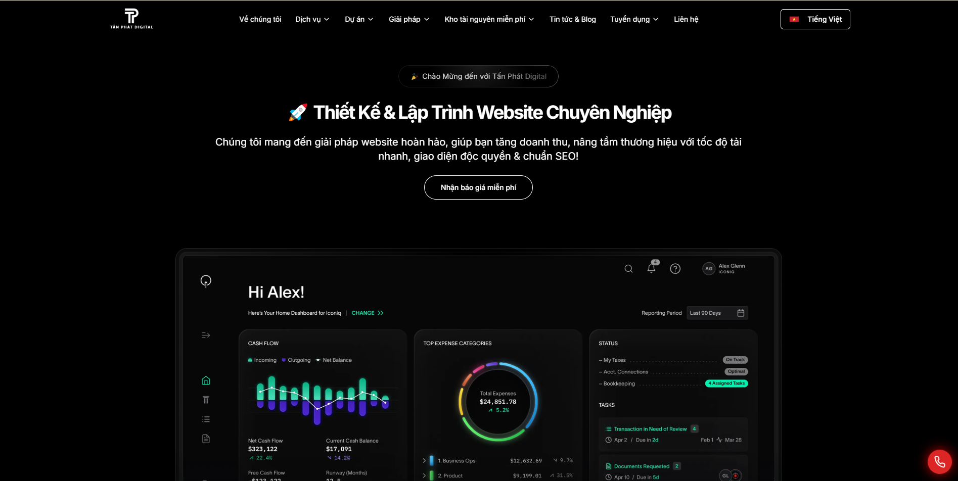 Hình ảnh đại diện của bài viết: Tấn Phát Digital: Giải pháp Thiết kế Website Chuyên nghiệp, Chuẩn SEO cho Doanh nghiệp