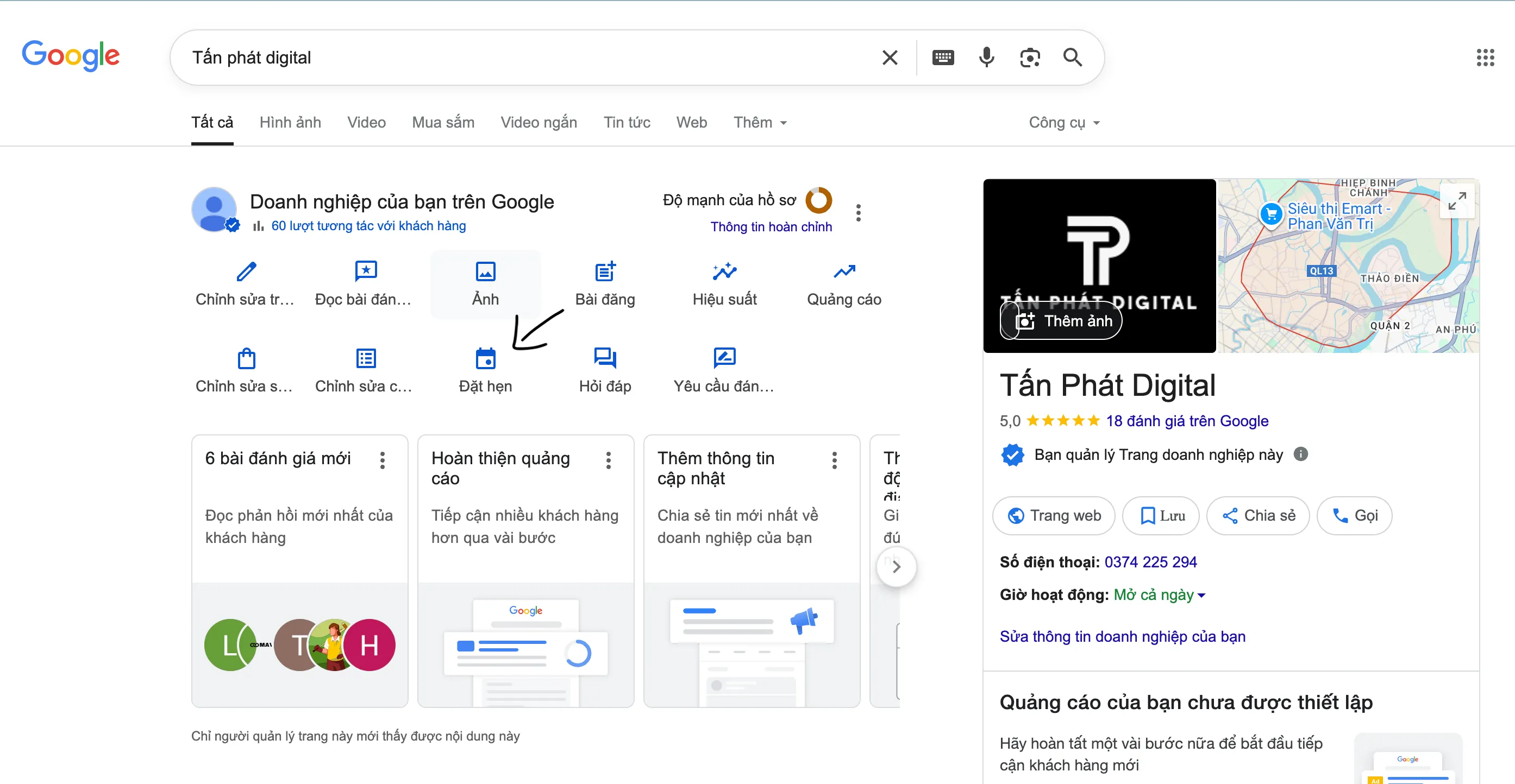 Google Business Q&A: Cách dùng để chốt lịch & lọc khách (kịch bản sẵn dùng)