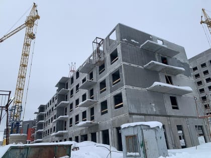 Соципотечный дом на 112 квартир в Салават Купере технически готов на 30%