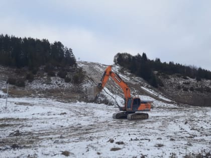 Завершение земляных работ на объекте Чангы тау