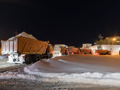 За зиму с улиц Казани вывезли более 2,1 млн тонн снега