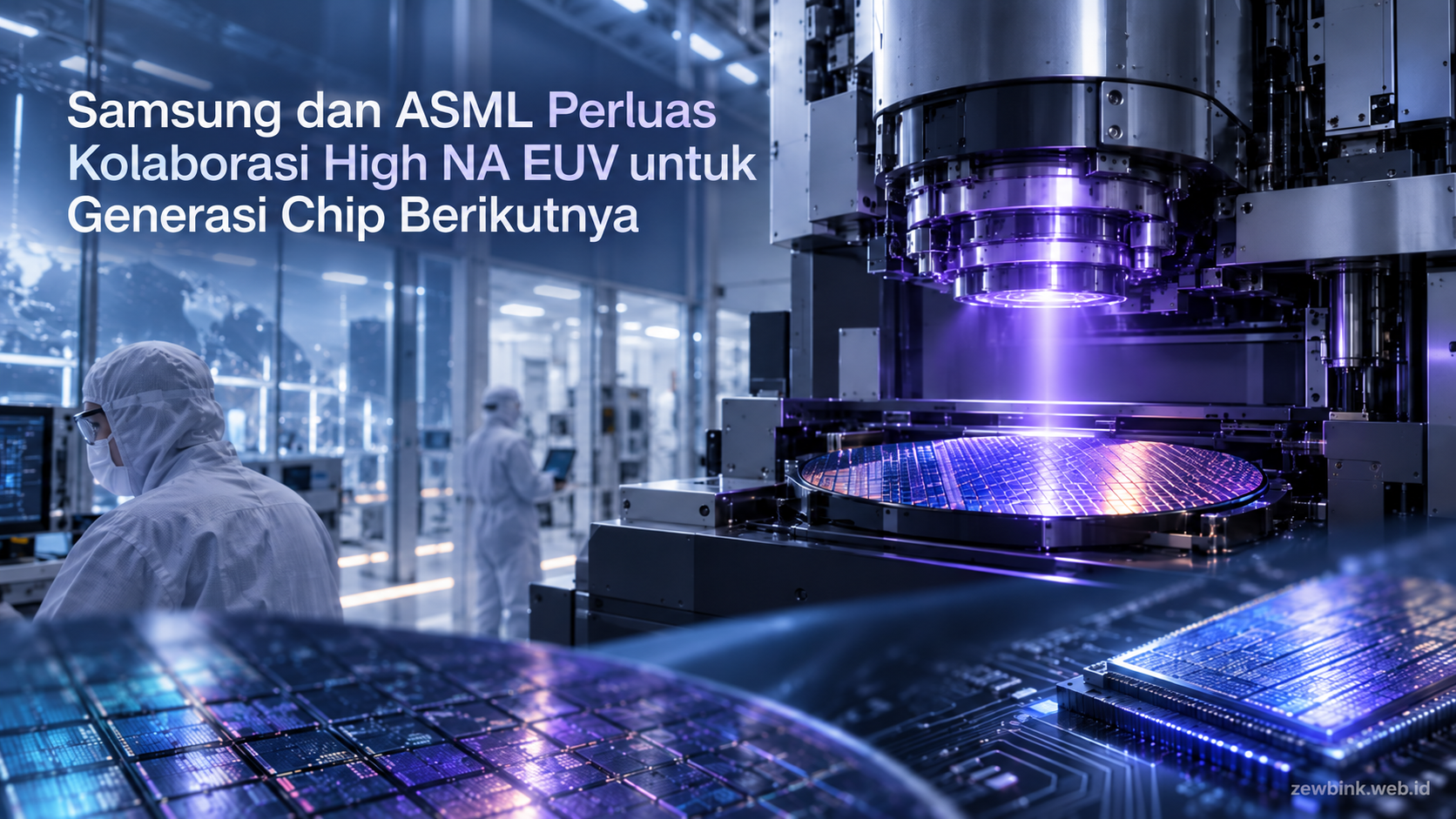 Samsung dan ASML Perluas Kolaborasi High NA EUV untuk Generasi Chip Berikutnya