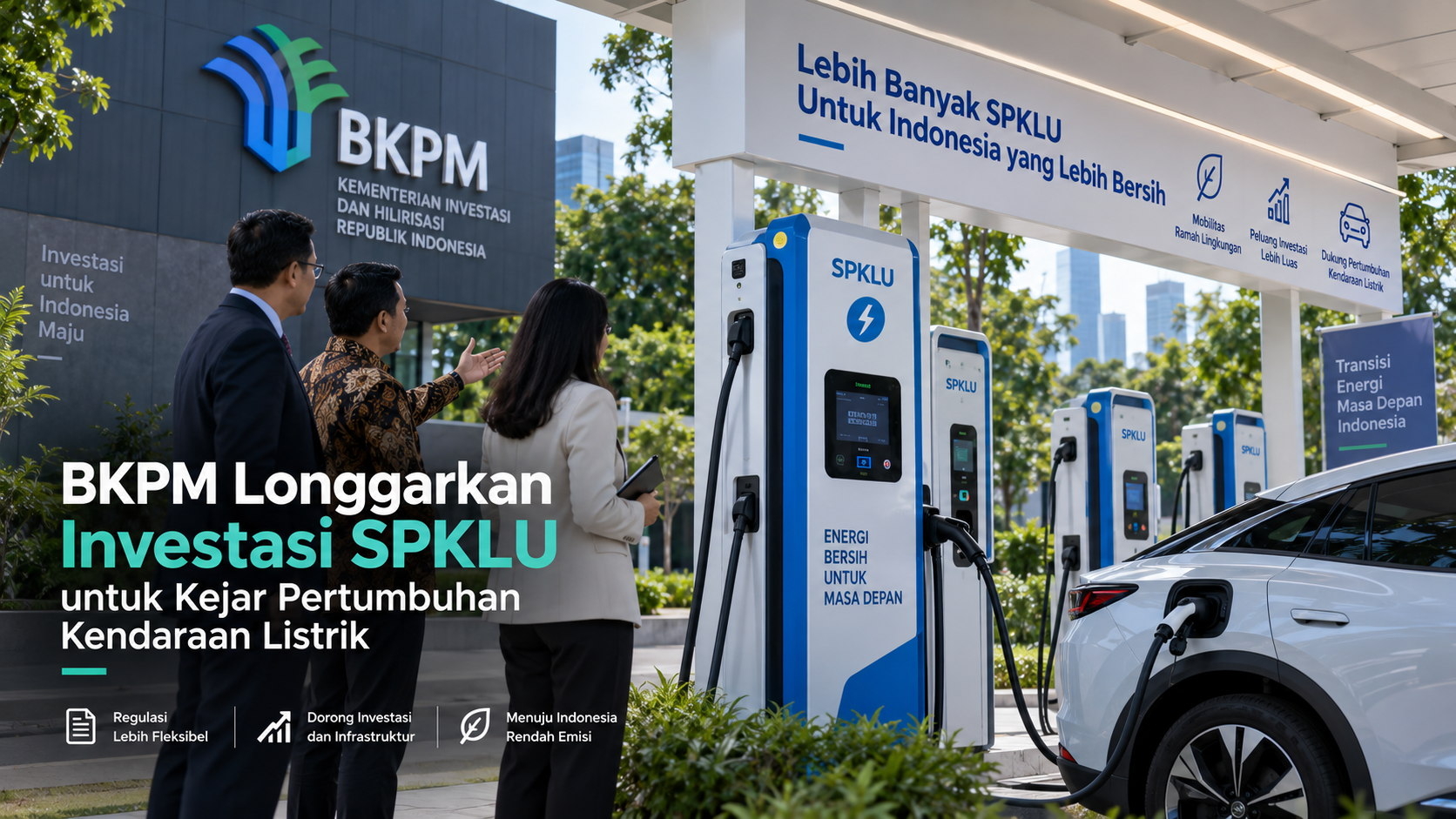BKPM Longgarkan Investasi SPKLU untuk Kejar Pertumbuhan Kendaraan Listrik