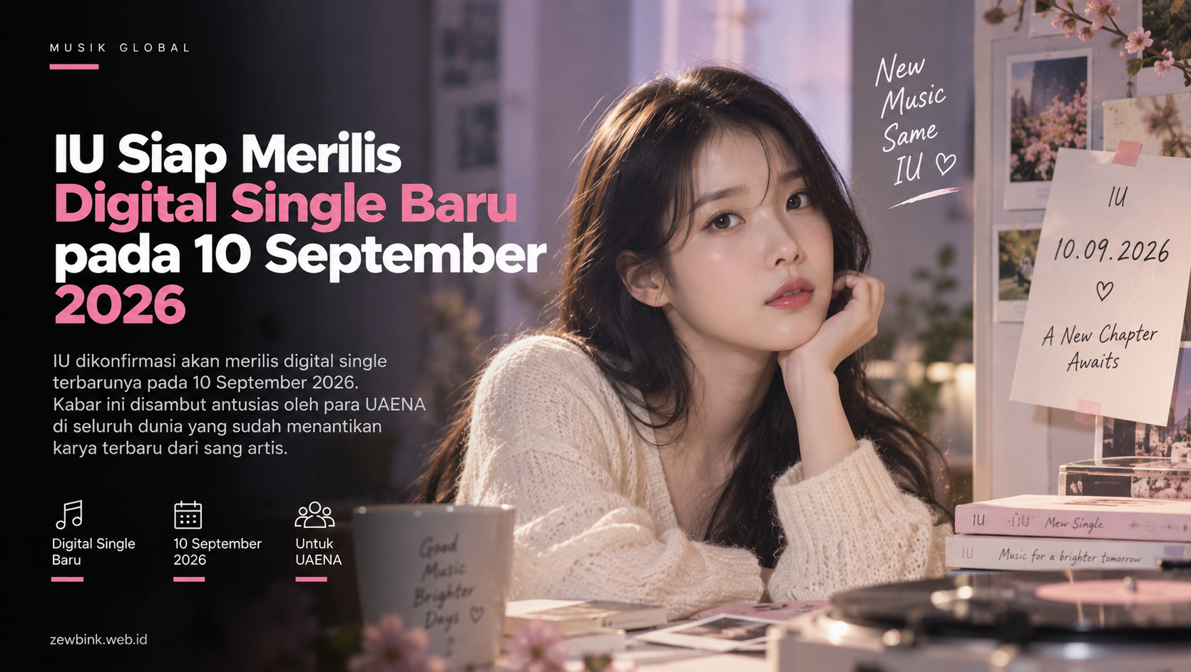 IU Siap Merilis Digital Single Baru pada 10 September 2026