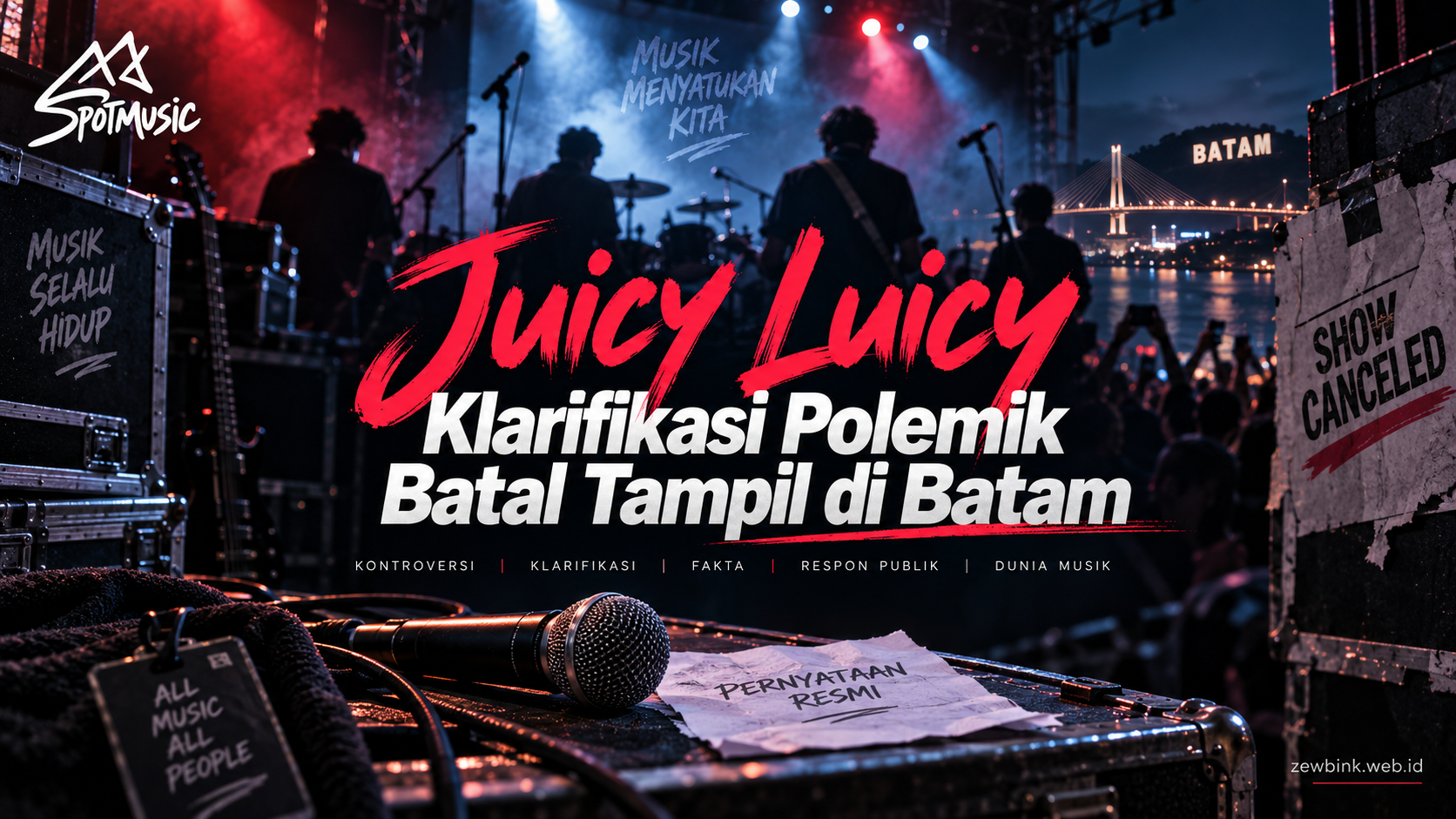 Juicy Luicy Klarifikasi Polemik Batal Tampil di Batam