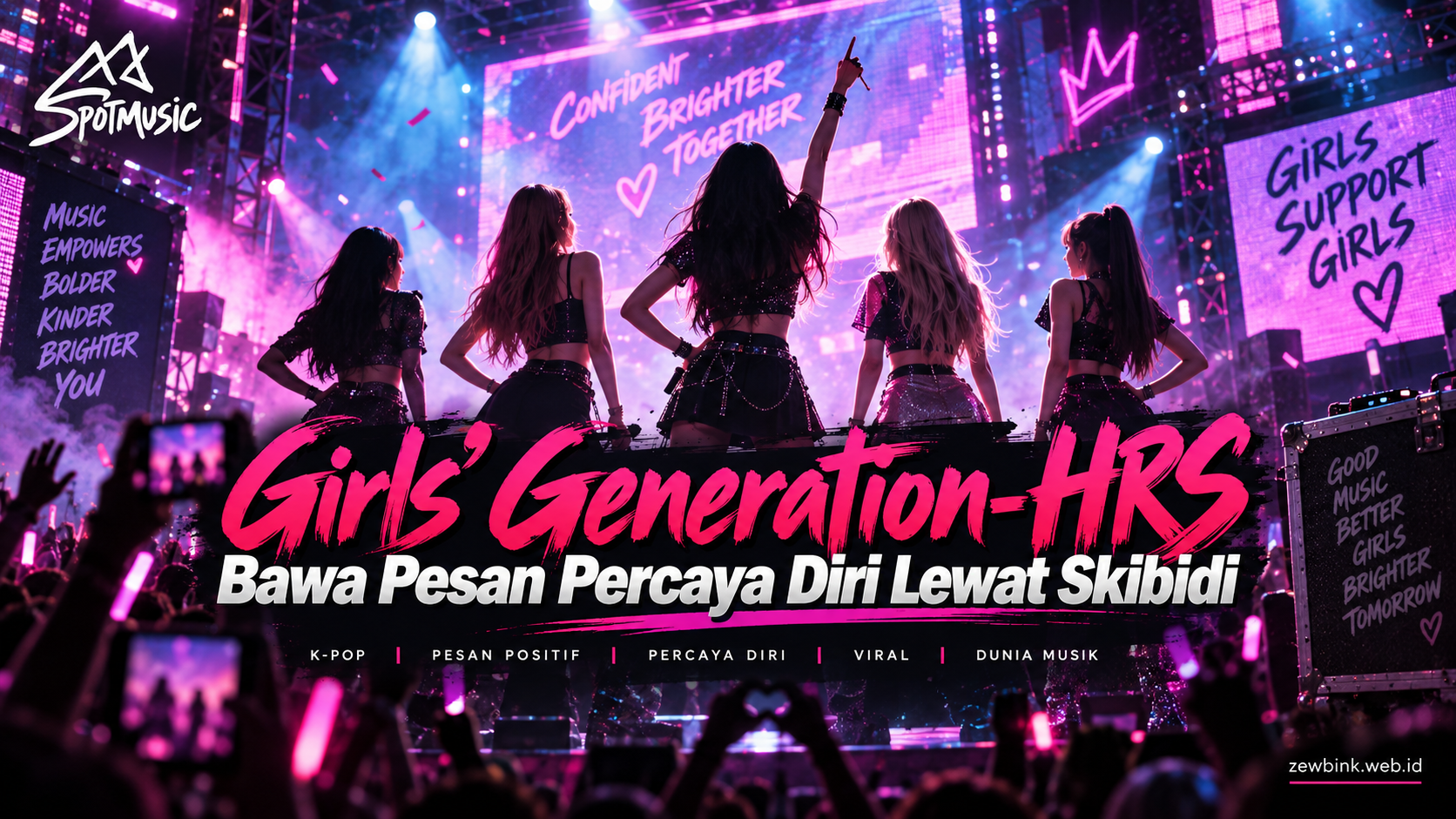 Girls’ Generation-HRS Bawa Pesan Percaya Diri Lewat Skibidi