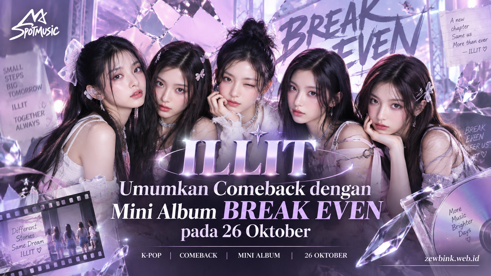 ILLIT Umumkan Comeback dengan Mini Album BREAK EVEN pada 26 Oktober