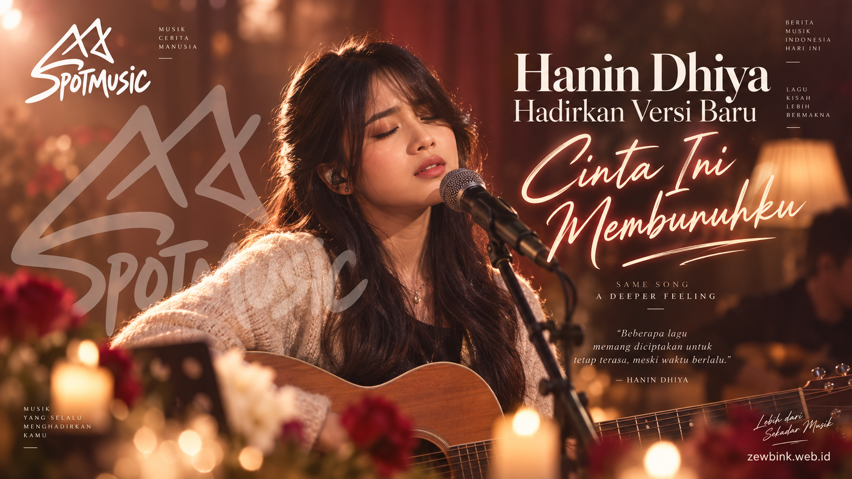 Hanin Dhiya Hadirkan Versi Baru Cinta Ini Membunuhku