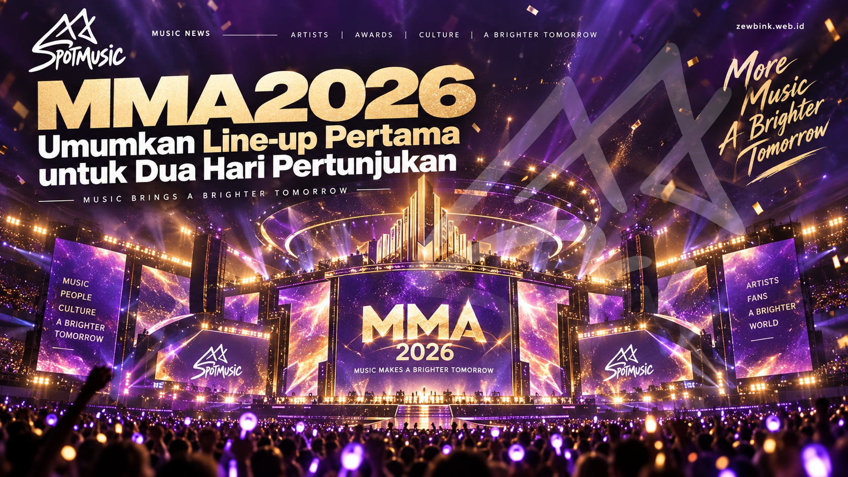 MMA2026 Umumkan Line-up Pertama untuk Dua Hari Pertunjukan