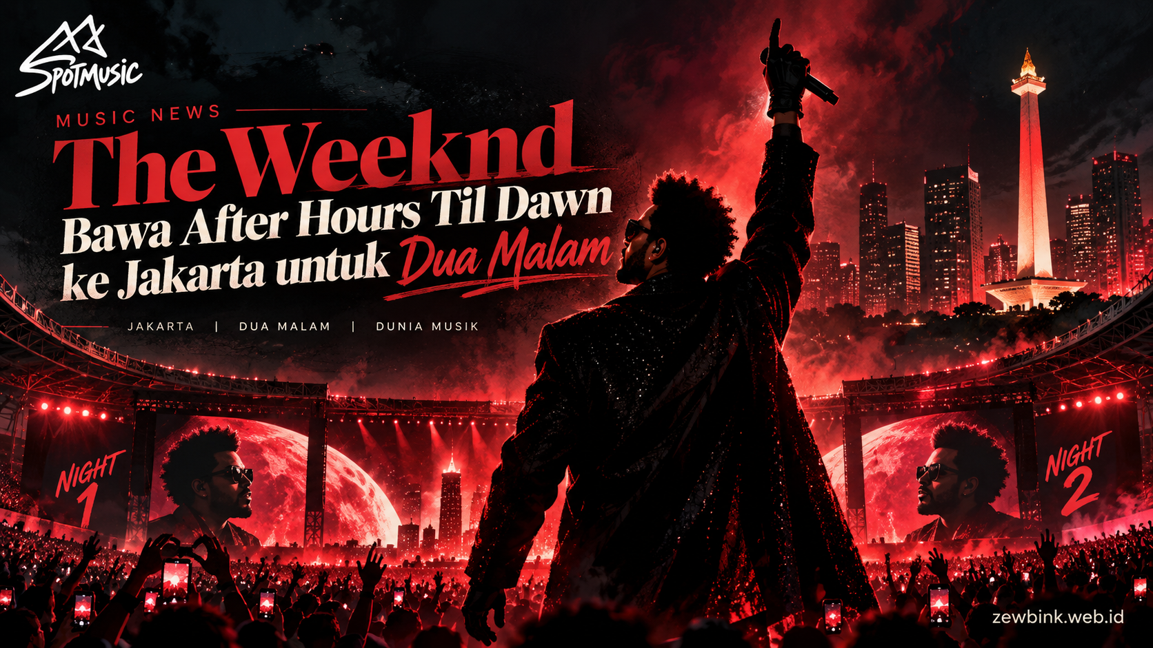 The Weeknd Bawa After Hours Til Dawn ke Jakarta untuk Dua Malam