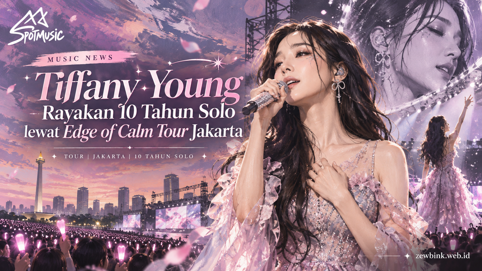 Tiffany Young Rayakan 10 Tahun Solo lewat Edge of Calm Tour Jakarta