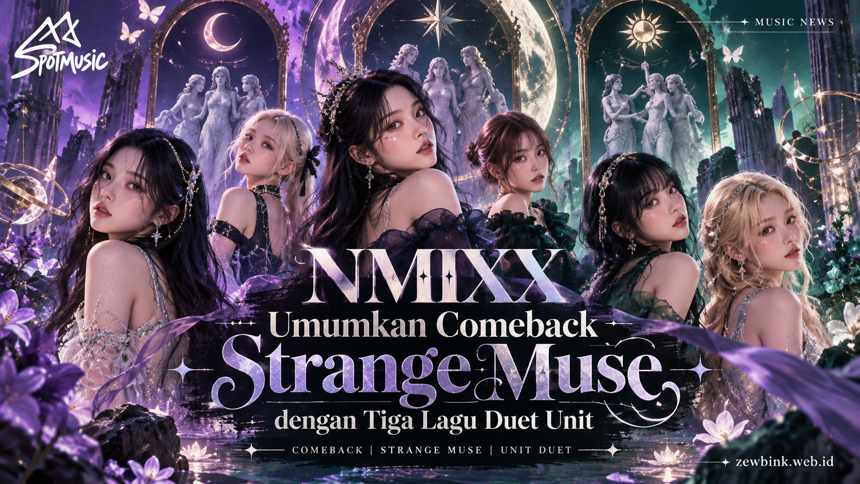 NMIXX Umumkan Comeback Strange Muse dengan Tiga Lagu Duet Unit