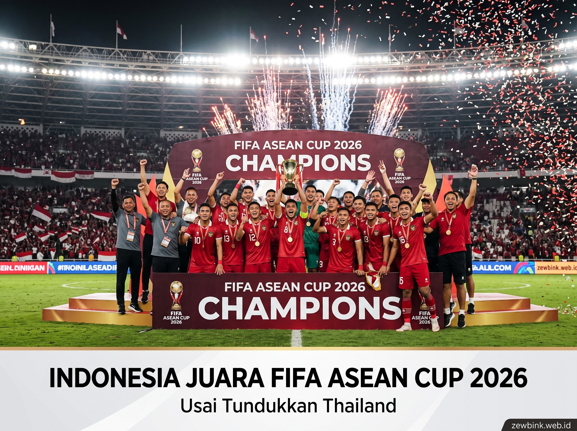 Indonesia Juara FIFA ASEAN Cup 2026 Usai Tundukkan Thailand