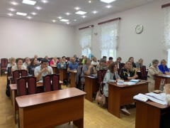 Обучение членов избирательной комиссии в Гатчине