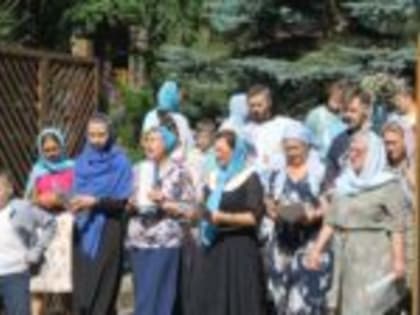 Престольный праздник в храме Коневской иконы Божией матери пос. Саперное Приозерского благочиния