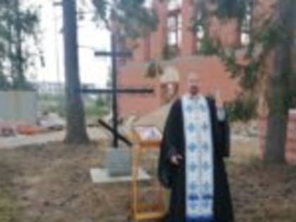 Молебен о строительстве храма в Сертолово