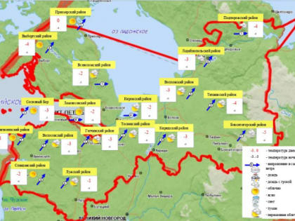 Ленобласть поморозит в начале недели, а потом придут дожди