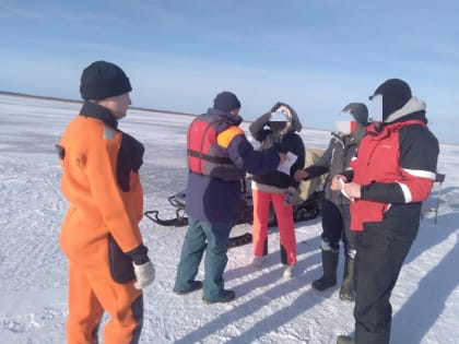 Спасатели Ленобласти провели в  Новой Ладоге рейды по недопущению выхода граждан на лед