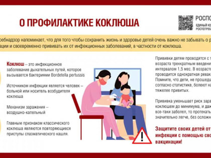 Эффективная профилактика коклюша - вакцинация
