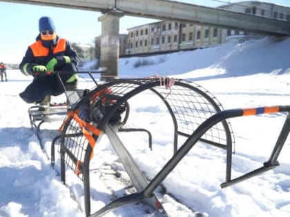 Реку Вологду решили вскрыть заранее (ВИДЕО)