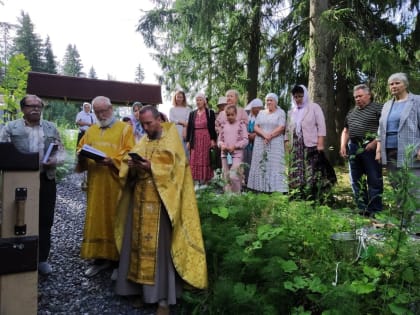В Светогорске состоялось освящение надкладезной часовни в честь святого славного и всехвального апостола Андрея Первозванного
