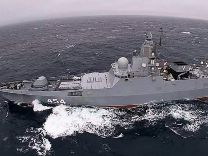 В порту Гаваны фрегат ВМФ России 