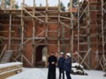 Рабочая встреча на месте строительства храма в Сертолово