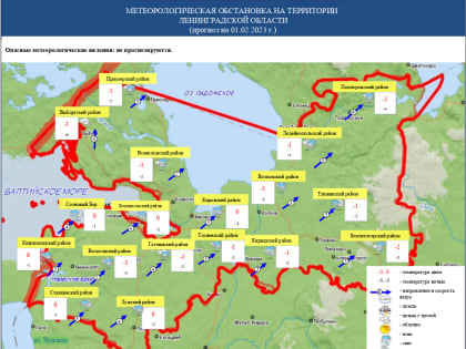 В Ленобласти февраль начнется с усиления ветра и снегопадов