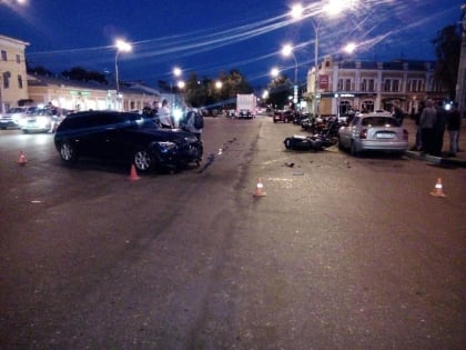 Ещё один мотоциклист пострадал в аварии в Вологде
