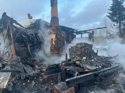 Женщина погибла на пожаре в Вологодском районе