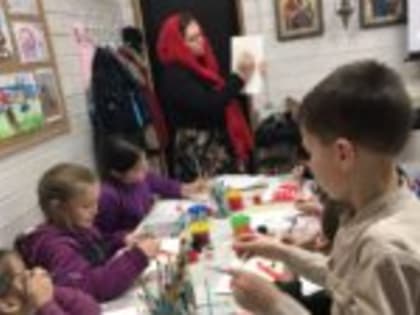 Мастер-класс по Мезенской росписи