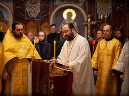 Неделю Торжества Православия молитвенно встретили на петербургском подворье Коневского монастыря