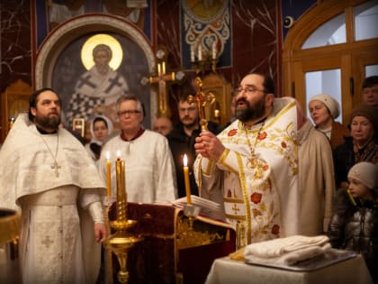 Праздник Богоявления молитвенно встретили на петербургском подворье Коневской обители
