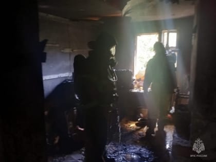 Кухня и коридор выгорели в частном доме