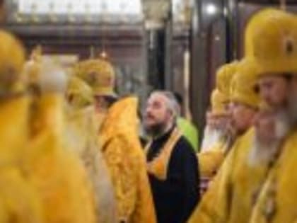 Епископ Варнава сослужил Святейшему Патриарху Кириллу в годовщину интронизации