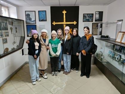 В Свято-Екатеринском храме Мурино была организована экскурсия для молодых краеведов