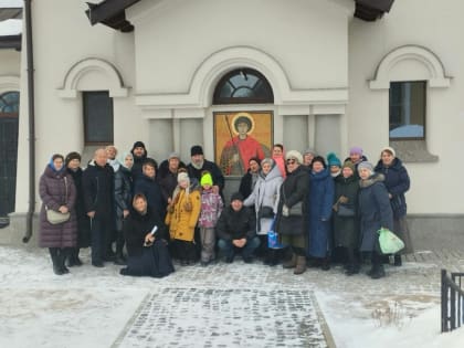 Прихожане Никольского храма п.Воейково совершили паломничество в святые обители к преподобномученику Трифону Городецкому и преподобному Серафиму Вырицкому