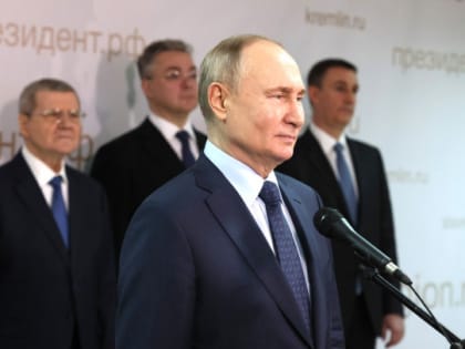 Путин по видеосвязи открыл химический комплекс «ФосАгро» в Волхове