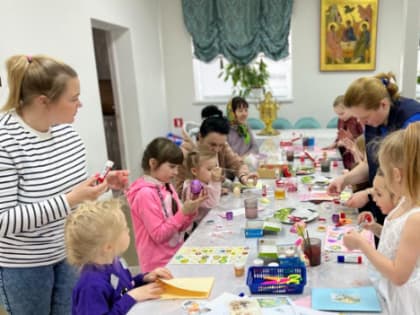 В Воскресной школе Романовки состоялись мастер-классы для детей