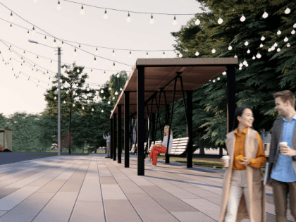 В посёлке Лебяжье пройдет благоустройство Центральной площади для проведения массовых мероприятий на улице Комсомольская