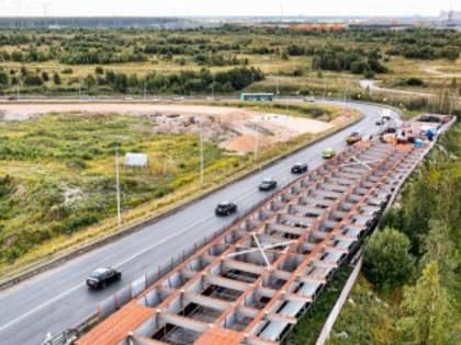 Дорожники приступают к следующему этапу строительства большой развязки в Кудрово.