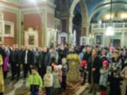 Божественная литургия в Выборге