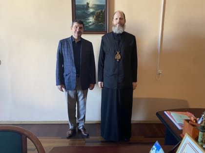 Преосвященный Варнава встретился с ректором Русской христианской гуманитарной академии им.Ф.М.Достоевского