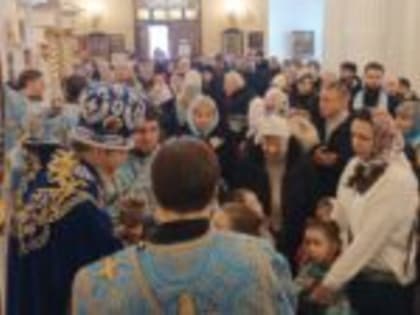 Богослужение в Неделю о блудном сыне в храме святой великомученицы Екатерины г. Мурино